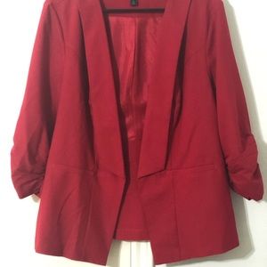 Torrid size 1 red blazer.
